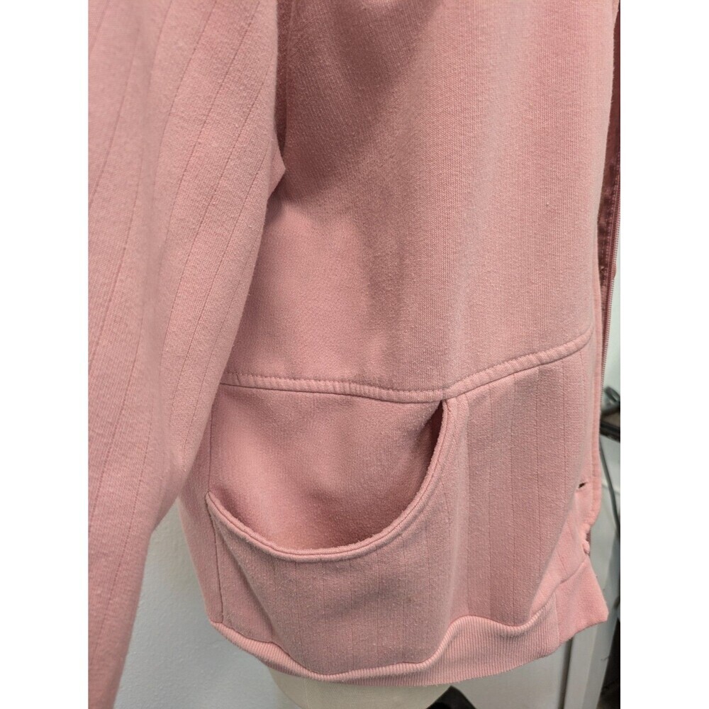 90s Bold Spirit Pink Floral Embroidery Set  Sweatshirt Pants sz XL Grannycore - Picture 7 of 13